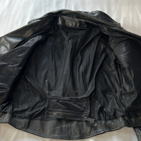 Leather Motorcycle Jacket - Picture 3 of 3